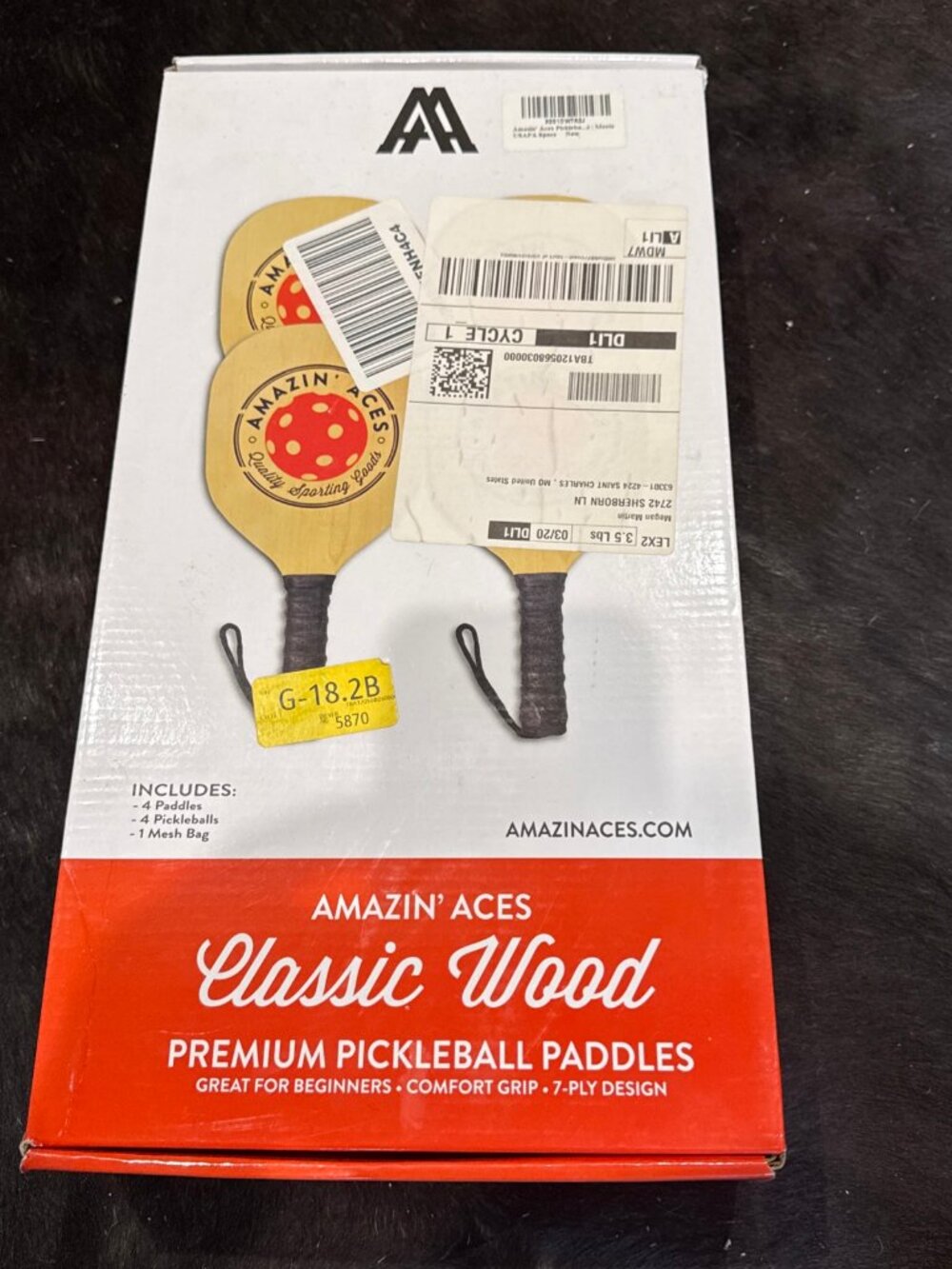 Amazing Aces Pickleball Set  The Wood Collection